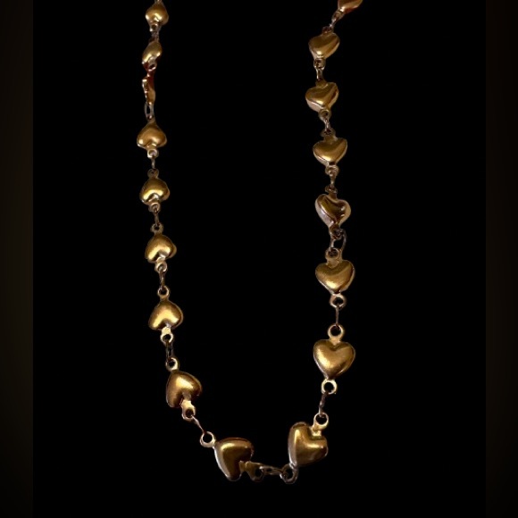 Milor Jewelry - ✨ Milor Rose Gold-Tone Heart Link Necklace – Stainless Steel ✨